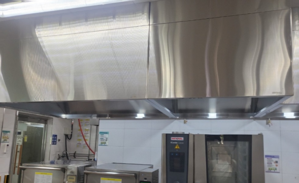 오븐 취반기용 이중 후드